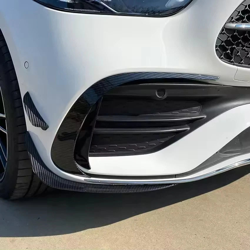 Front Bumper Lip Spoiler Splitter Vent Trim for Mercedes-Benz C-Class W206 AMG