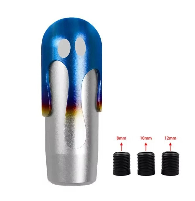 JDM NEO Chrome Melt Ice Cream Shift Knob M12 M10 M8 Universal Fitment NEW