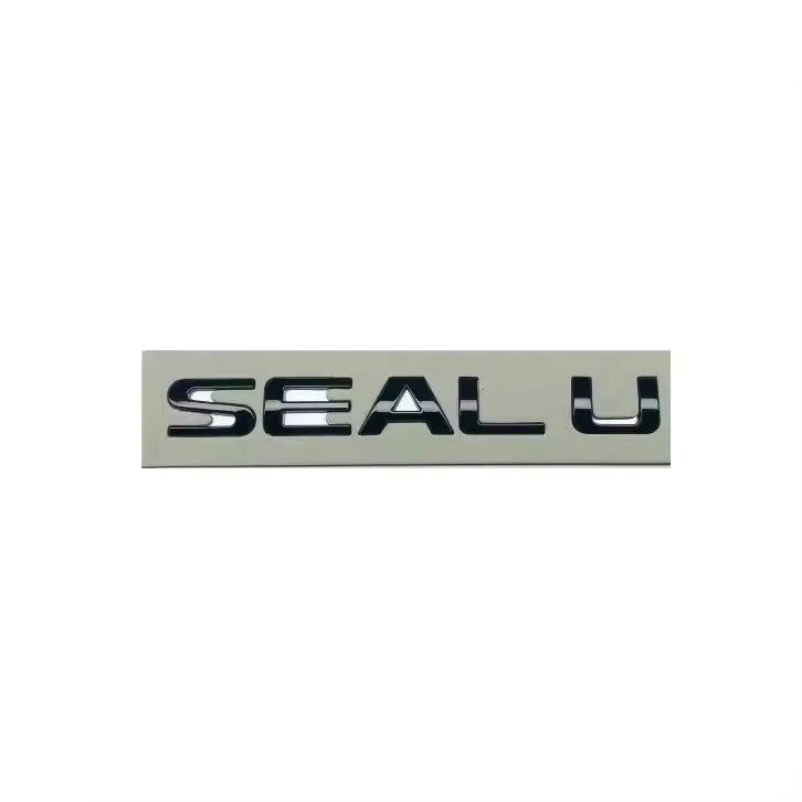 Build Your Dreams Silver Black Boot Trunk Badge Emblem for BYD SEAL SONG Plus
