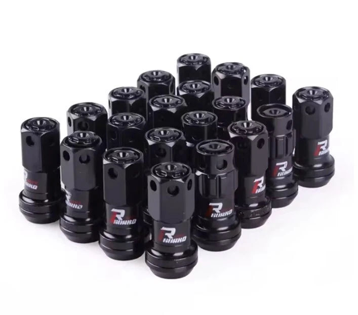 R40 Racing Heptagon Formula Steel Lock Lug Nuts M12x1.25 M12x1.5 20Pcs Set