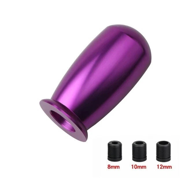 Aluminium Plug Shape Gear Knob for M12 M10 M8 Universal Fitment NEW Sealed