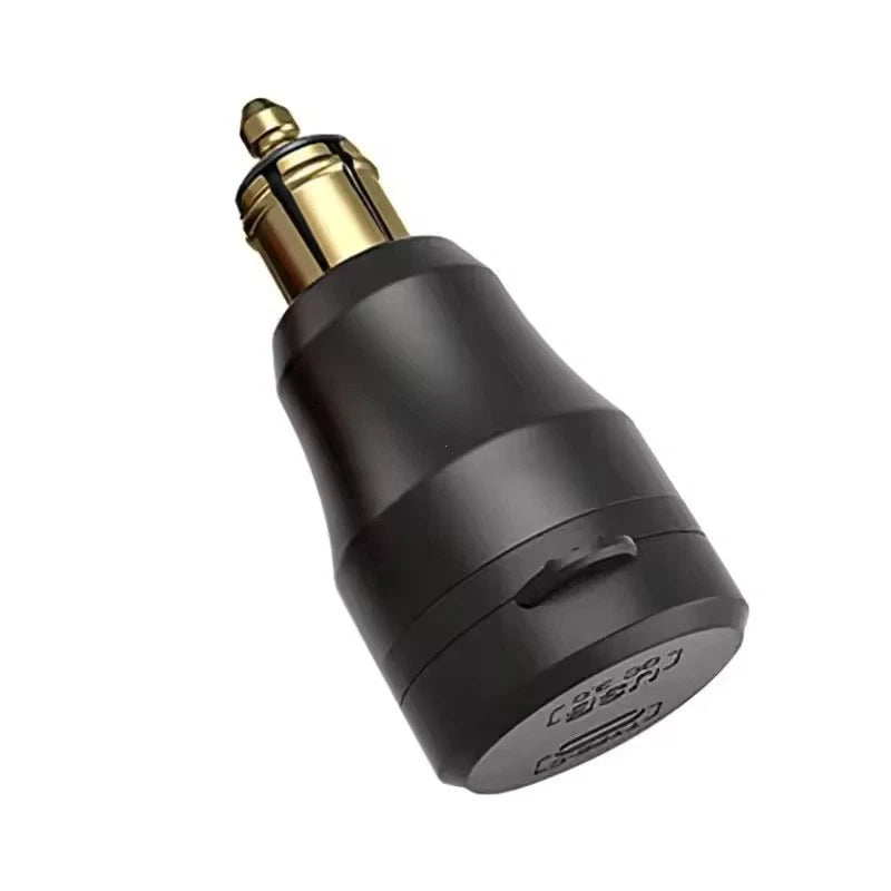 Waterproof Motorcycle USB Charger Adapter 30W QC3.0 & USB-C PD Fast Charging