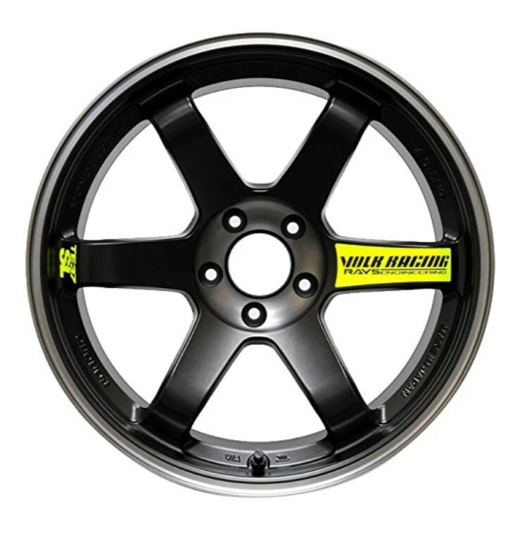 4 x RAYS TE37 SL Wheel Rim Decal Stickers 17 18 19" White Yellow Blue Green Red