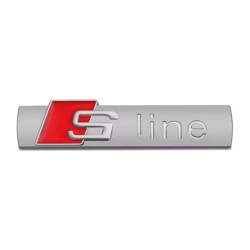 Front Grille S Line Emblem Badge Grill for A4 B6 B8 S1 S2 S3 S4 S5 S6 A1 A3 A6