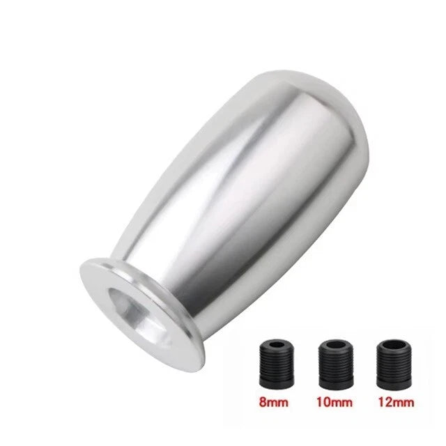 Aluminium Plug Shape Gear Knob for M12 M10 M8 Universal Fitment NEW Sealed