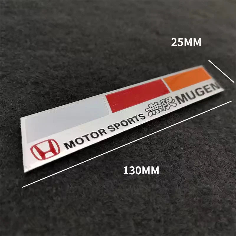 Mugen Car Emblem Badge Sticker for Honda Civic, Accord, CRV, Jazz, and HRV
