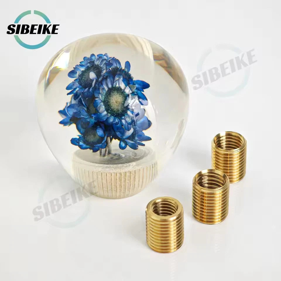 JDM Underwater Flower Shift Gear Knob M12x1.25 M10x1.5 M10x1.25 M8x1.25
