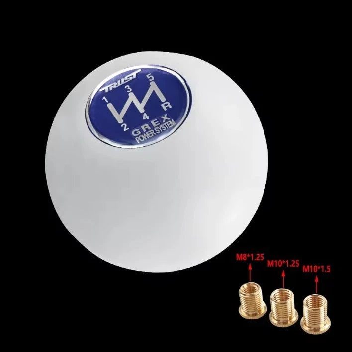 TRUST 5 Speed Ball Gear Knob M8x1.25, M10x1.25, M10x1.5 M12x1.25 NEW in Box