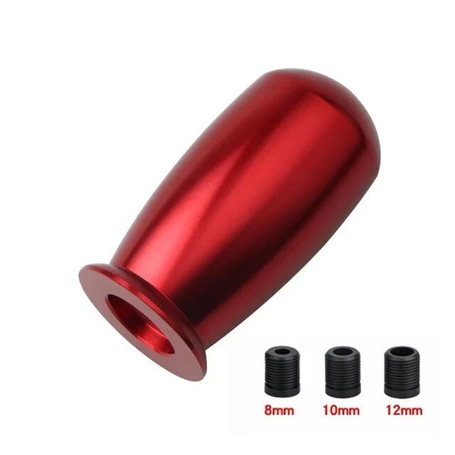 Aluminium Plug Shape Gear Knob for M12 M10 M8 Universal Fitment NEW Sealed