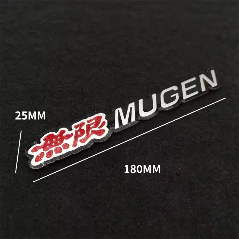 Mugen Car Emblem Badge Sticker for Honda Civic, Accord, CRV, Jazz, and HRV
