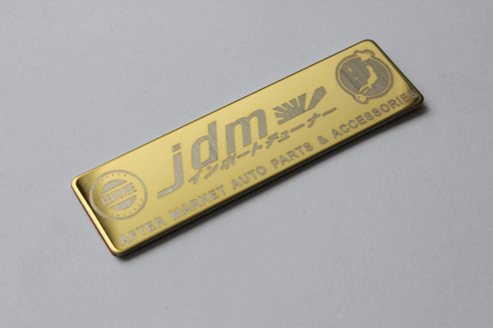 JDM Genuine Auto Parts Emblem for Toyota Nissan Subaru Mitsubishi Mazda Japan