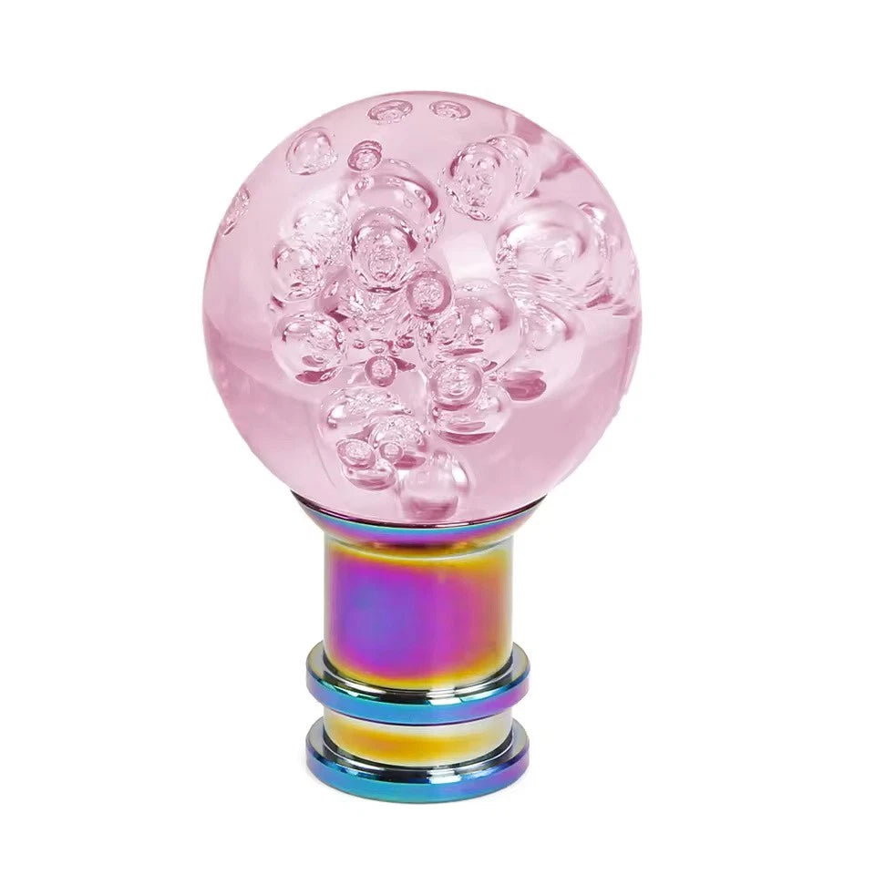 Crystal Transparent Bubble Shift Gear Knob M12x1.25 M10x1.25 M10x1.5 M8x1.25