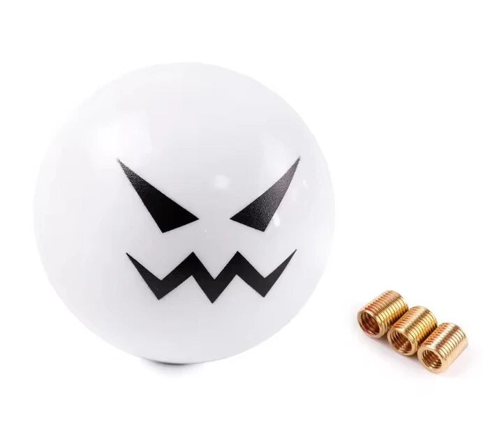 Evil Smile Halloween Monster Resin Gear Knob M8x1.25, M10x1.25, M10x1.5 M12x1.25