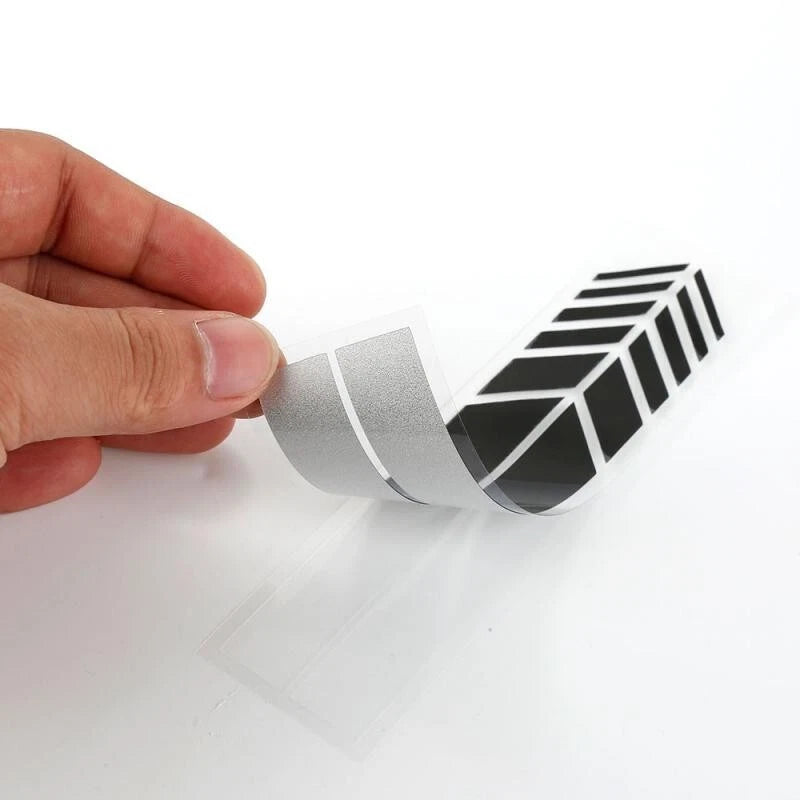 Car Rear View Mirror Racing Stripe Vinyl Decal Sticker Blue Side 200mm x 20mm