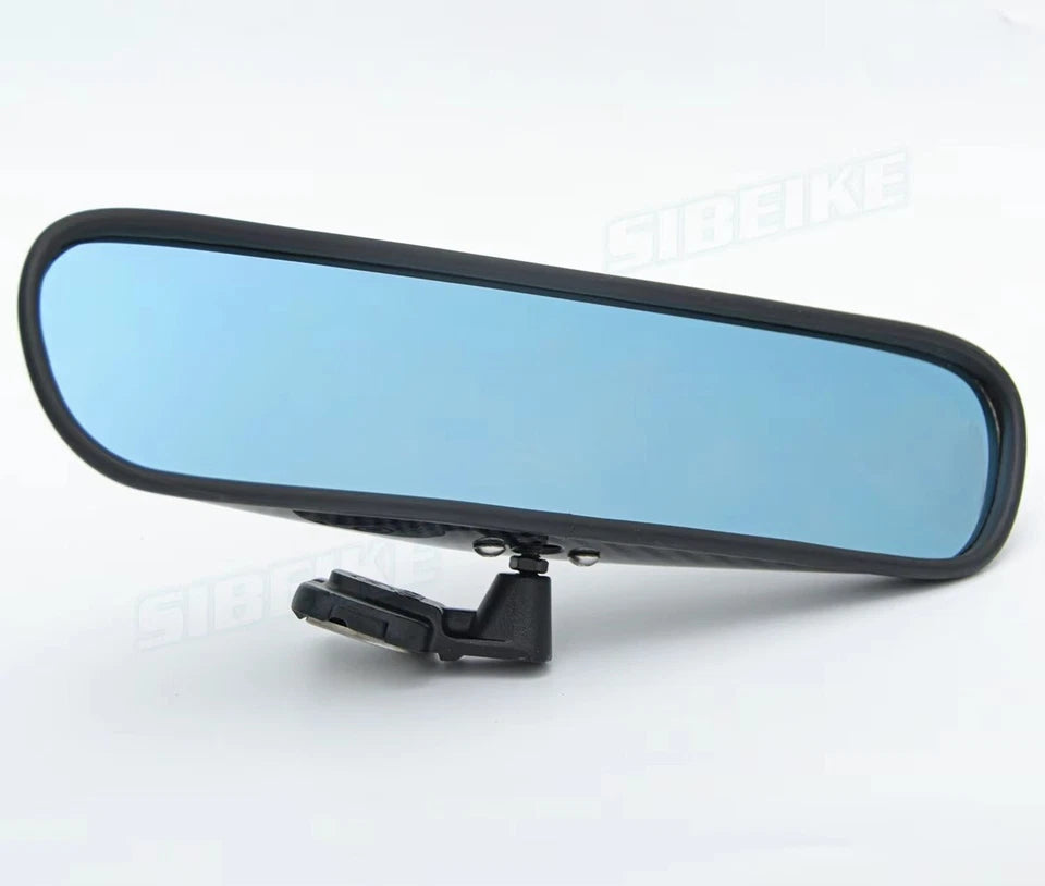 Real Carbon Fibre Interior Rear View Mirror For Honda Nissan Toyota Abarth Mazda