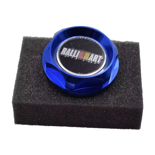 Ralliart Aluminum Engine Oil Filler Cap Custom Racing Buckle Gold Silver Blue