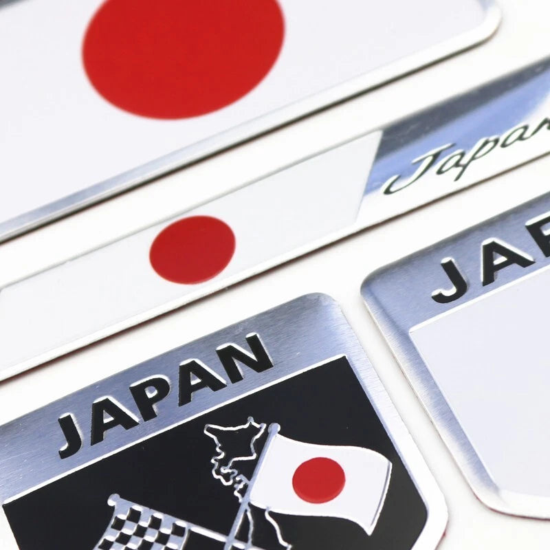 Japan Car Cresent Badge Emblem for Lexus Toyota Subaru Mitsubishi Nissan Honda