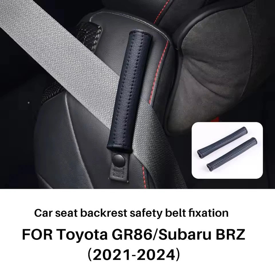2 Pcs Seat Belt Protection Cover for Toyota GR86 Subaru BRZ 2012 - 2024