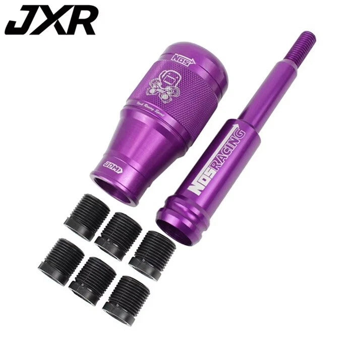 JDM Racing Extended Aluminium Ball Gear Shift Knob M12 M10 M8 NEW Universal