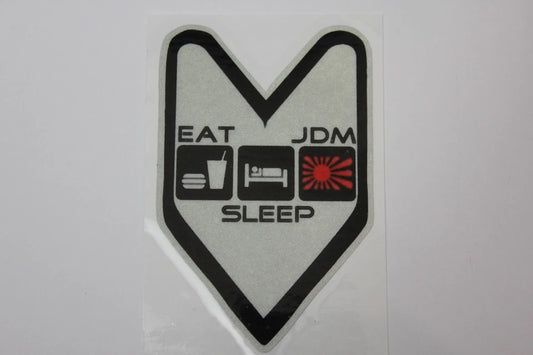 Eat Sleep JDM 2 Decal Sticker for Toyota Nissan Subaru Nissan Mitsubishi Mazda