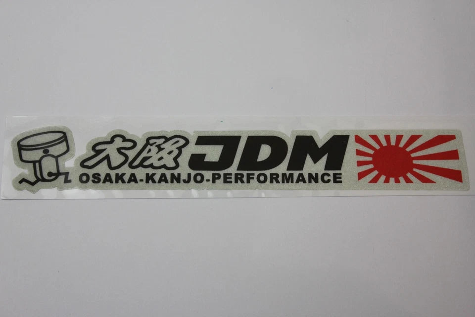 JSM Osaka Kanjo Decal Sticker for Toyota Nissan Subaru Nissan Mitsubishi Mazda