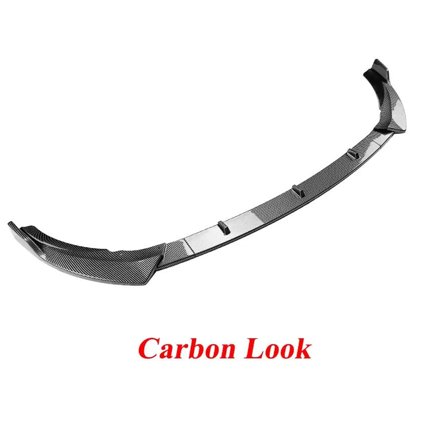 Front Bumper Lip Spoiler & Splitter Kit for Mercedes Benz W205 C-Class 2019–2021