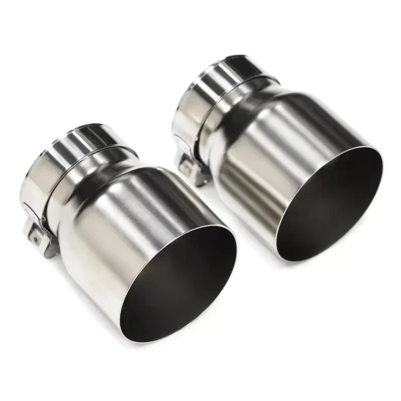2pcs/lot Exhaust Tip For BMW 60mm Inlet 95mm Outlet F 20 21 22 23 30 31