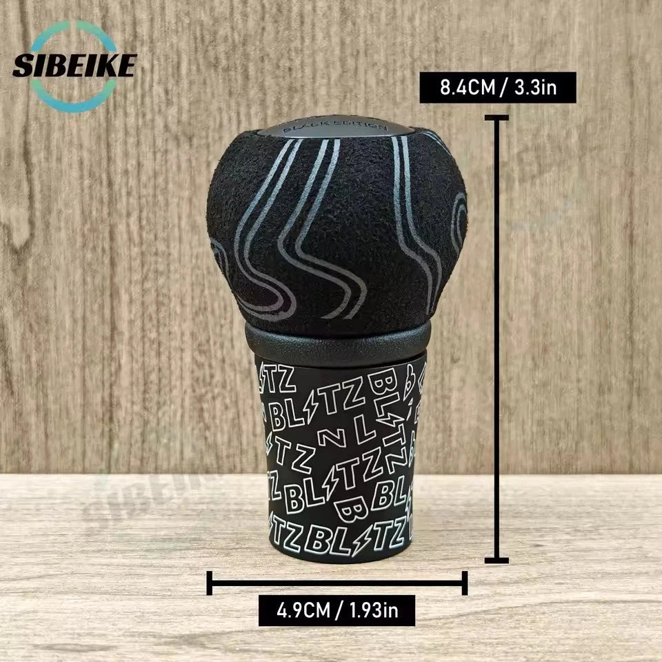 BLITZ Ultra Graffiti Leather Shift Gear Knob M12x1.25 M10x1.5 M10x1.25 M8x1.25