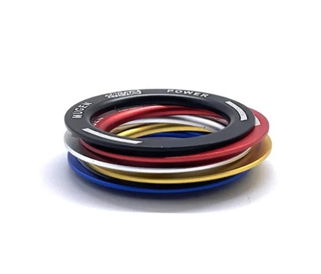 Mugen Power Gold Push Start Stop Button Trim for Honda Civic Accord HRV CRV