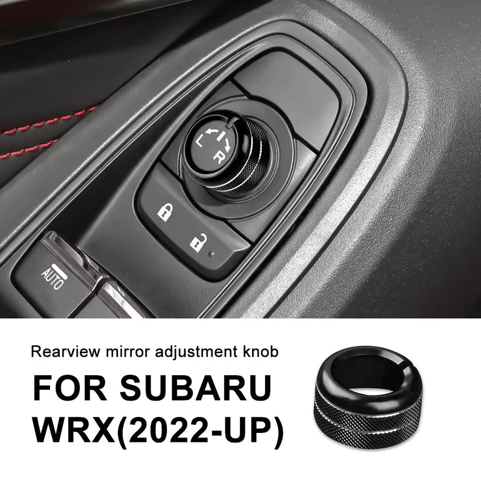 Mirror Adjustment Knob Cover for Subaru WRX BRZ 22 - 25 Crosstrek Impreza 24 25