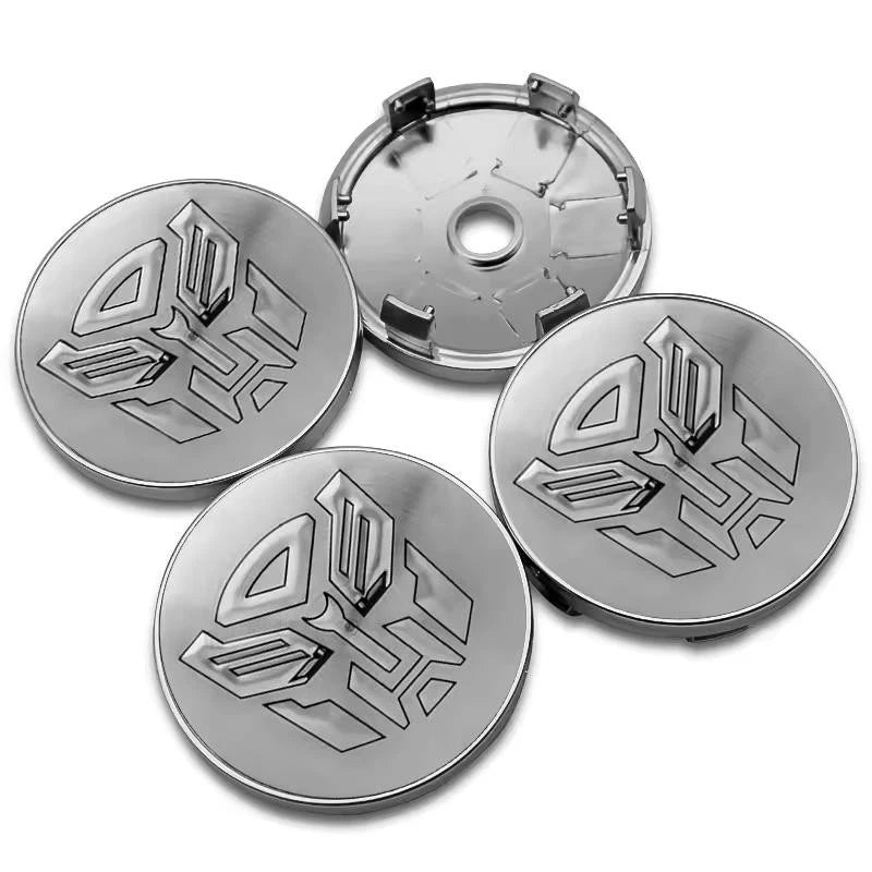 4PCS Transformers Autobots Decepticon Wheel Center Cap Hub Covers 56mm & 60mm