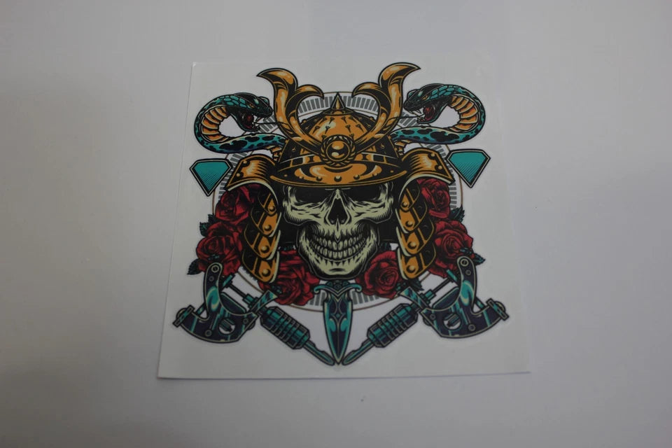 Japan Samurai Yakuza Tattoo Snake Decal Sticker for Car Bike Toyota Honda Mazda
