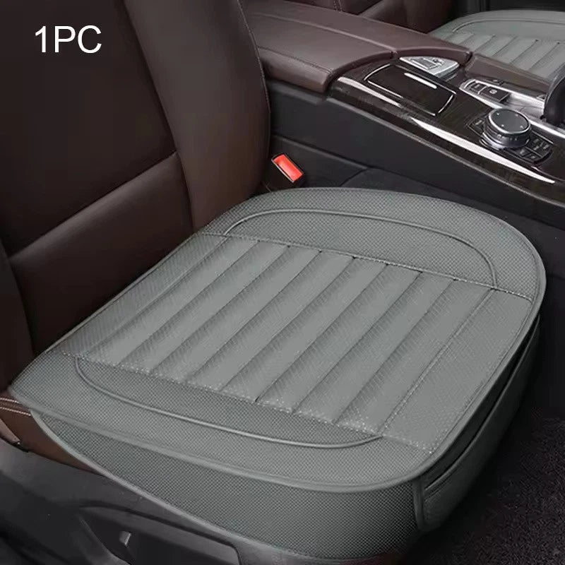 SEAMETAL Premium PU Leather Car Seat Cover Set Universal Fit Cushion Protector