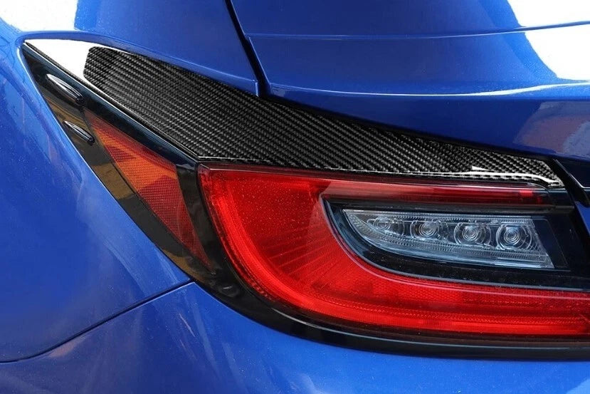 Rear Tail Light Eyebrow Genuine Carbon Fibre fits Toyota GR86 & Subaru BRZ 22 23