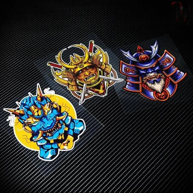 Japanese Samurai Katana Car Decal Sticker for Toyota Nissan Subaru Mazda KIA