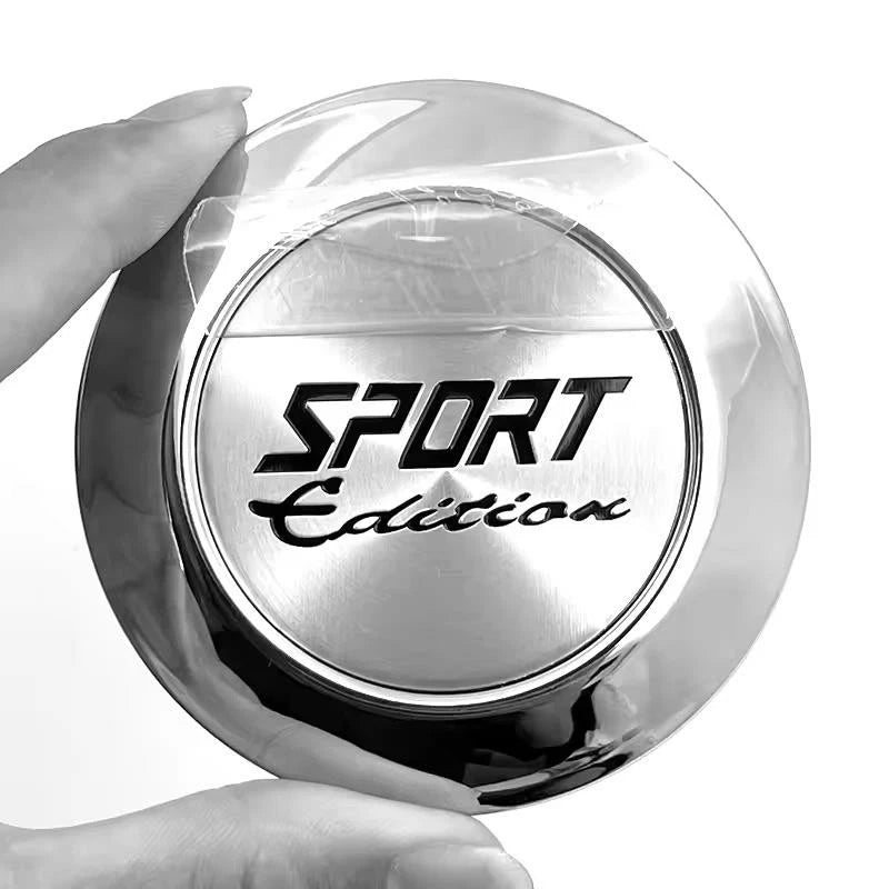4PCS Sports Edition Wheel Center Caps 77mm Outer 72mm Inner Hub Covers