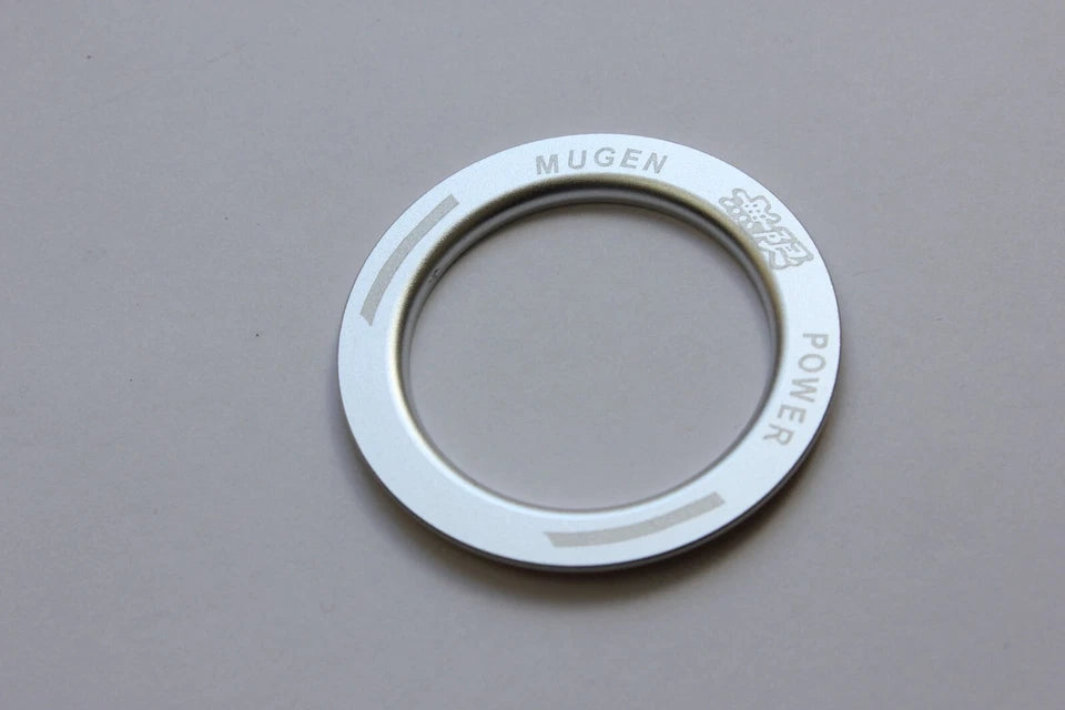 Mugen Power Silver Push Start Stop Button Trim for Honda Civic Accord HRV CRV