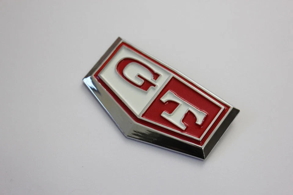 GT Side Fender Badge Red Emblem for Skyline R32 R33 R34 GTST GTT GT NEW