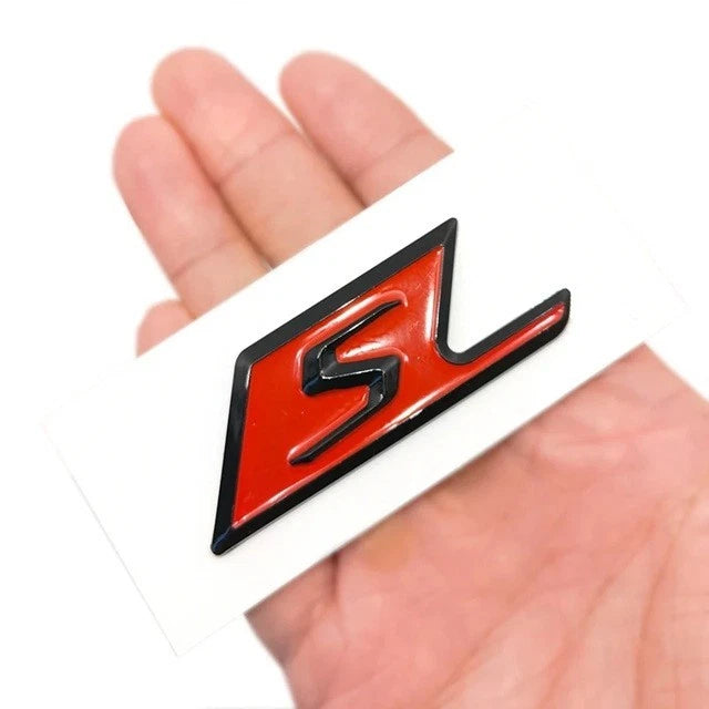 NEW S Badge Black Red Silver Gloss Matte for Mercedes AMG E63 C63 C63 E53 GLA45