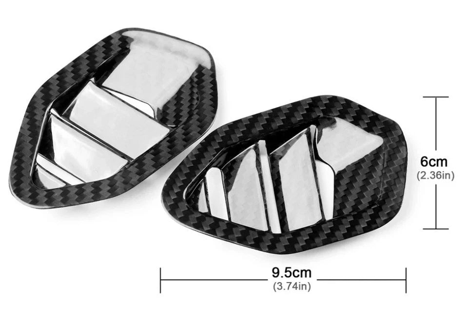 Windshield Air Vent Trim Genuine Carbon Fibre fits Toyota GR86 Subaru BRZ 22 23