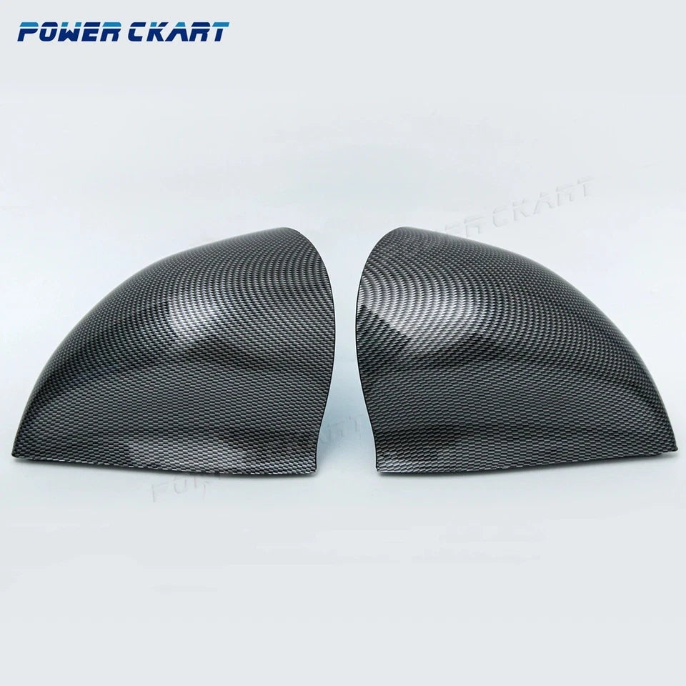 2 Pc Spoon Style Side Mirror for Honda CIVIC 4 Door 1992 - 1995 Carbon Black