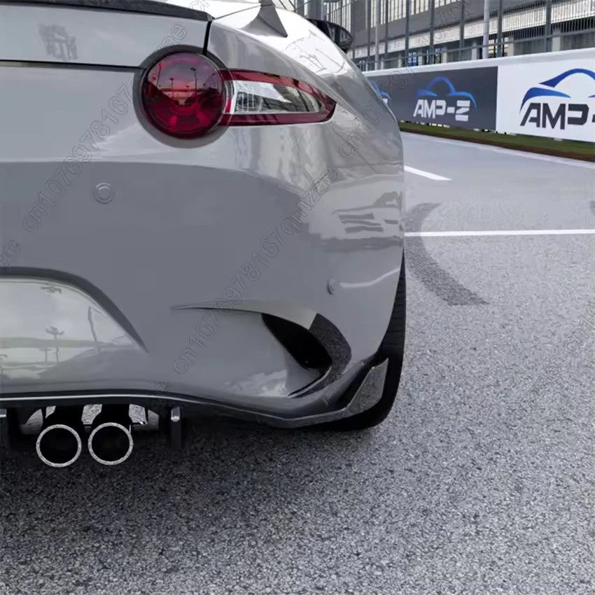 Rear Bumper Side Air Vent Trim Covers Splitter Canards for Mazda MX-5 Miata ND