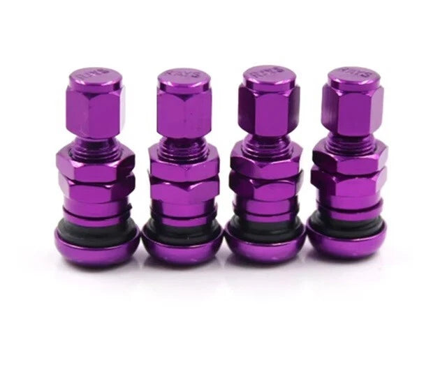 4 pcs Aluminium Wheel Value Tire Stem Cap for Rays Silver Purple Golde Green