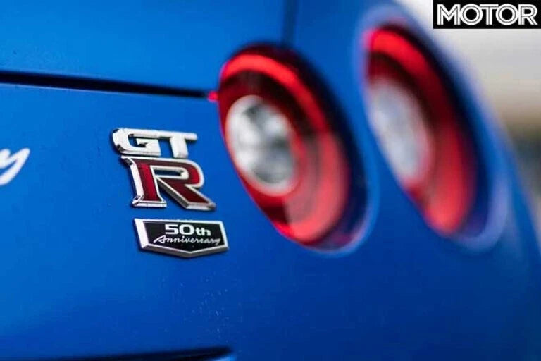 GTR 3D Badge Emblem Chrome & Red 63mm x 54mm for R32 R33 R34 R35