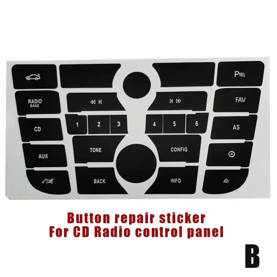 Air Conditioner AC Button Sticker Strong Adhesive Replacement For Holden Astra