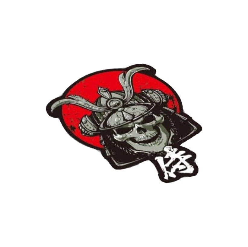 Japanese Samurai Katana Death Mask Car Decal Sticker for JDM Mitsubishi Nissan
