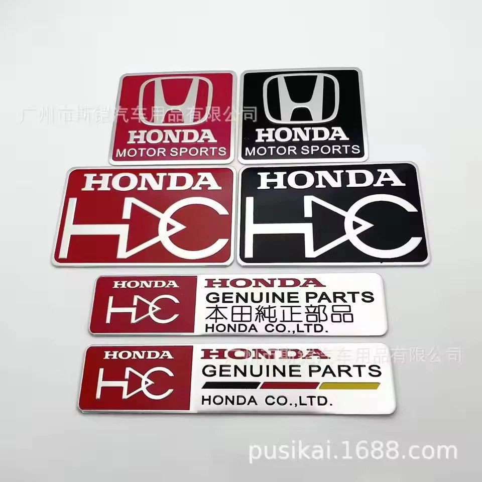 Mugen Car Emblem Badge Sticker for Honda Civic, Accord, CRV, Jazz, and HRV