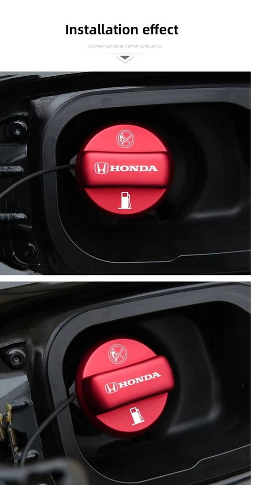 Red Oil Fuel Cap Cap Cover for Honda Civic Fit Jazz Accord CRV Odyssey HRV City