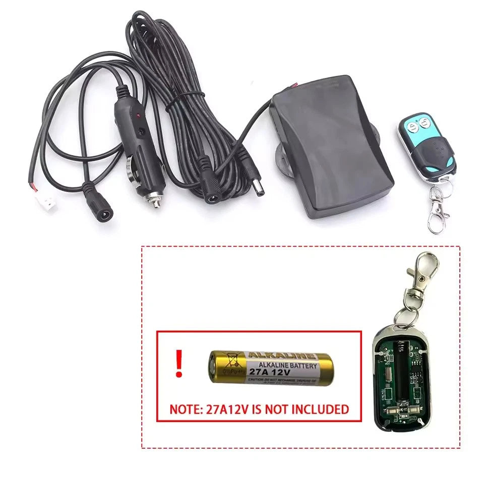 Universal 2.5" Electric Exhaust Pipe Valve Kit Dual Motor Muffler Adjustable