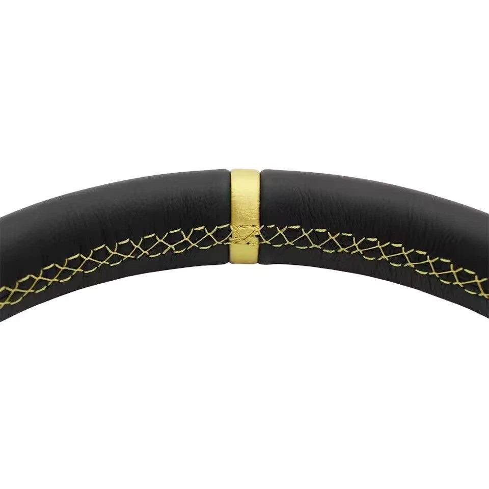 High Quality Genuine Leather D Style 11.8inch/300mm Simulator Game Racing Sport